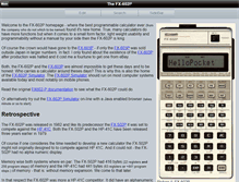 Tablet Screenshot of fx-602p.krischik.com