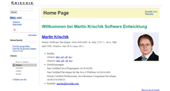 Desktop Screenshot of krischik.com